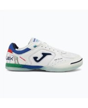 Chuteira Futsal Joma Top Flex Branco/Azul